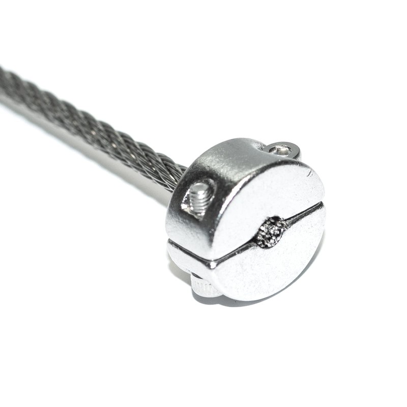Stop Clamp (Separable) Made of Stainless Steel V4A - Rope