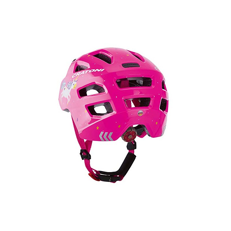Cratoni Girls' Maxster Helmet, Unicorn/Pink Shine, 1 Size