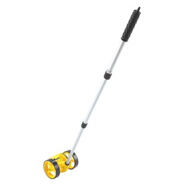 ROLATAPE RT204 Dual 4-Inch Measuring Wheel - Accurate Distance Measurement Tool, Lightweight & Durable, Ideal for Construction, Landscaping, and DIY Projects - Yellow