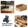 CNC Spoilboard Surfacing Router Bit 1/4 Shank, 3-Wings, 1-1/2” Cut