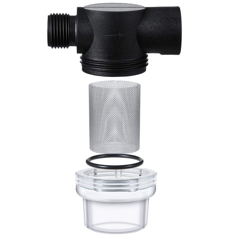 Mudder Water Pump Strainer Filter, RV Replacement 1/2 Inch Twist-On