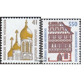 FRD (FR.Germany) 1687,1746 (complete.issue.) fine used/cancelled 1993/94 attractions (Stamps for collectors)