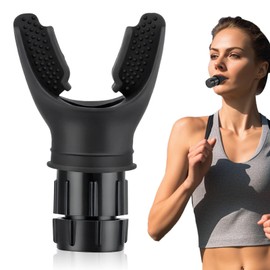 OIHCAZ Lung Trainer, Breathing Trainer for Improve Lung Function with Adjustable Resistance, Portable Breathing Exerciser Trainer for Adults, Seniors, Athletes, Singers, Easy to Use & Clean