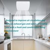 Allvent Exhaust Fan 4" Home Ventilation Fan Window and Wall