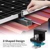 Anbte 10 PCS Solar Panel Mounting Brackets for Unistrut, Aluminium