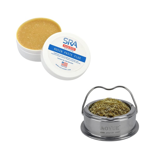 SRA Soldering Products Rosin Paste Flux #135 with a Soldering