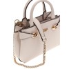 GUESS Women's Lorelei Mini Satchel, Bone, One Size