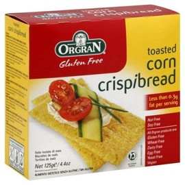 Orgran Free from Corn Crispbread 125 g (Pack of 6)