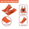 Doppy 2Pcs Tractor Bucket Edge Protector, 3/8'' Thick Snow Skid