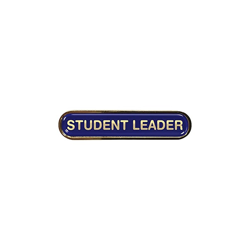 Capricornone Student Leader Blue Gel Domed School Bar Badge