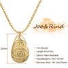 Joo&Rind Nazar Women's Eye Necklace, Gold Chain with Evil Eye