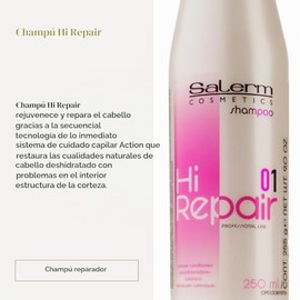 Salerm Hi Repair Shampoo 9.0 oz (250 ml)
