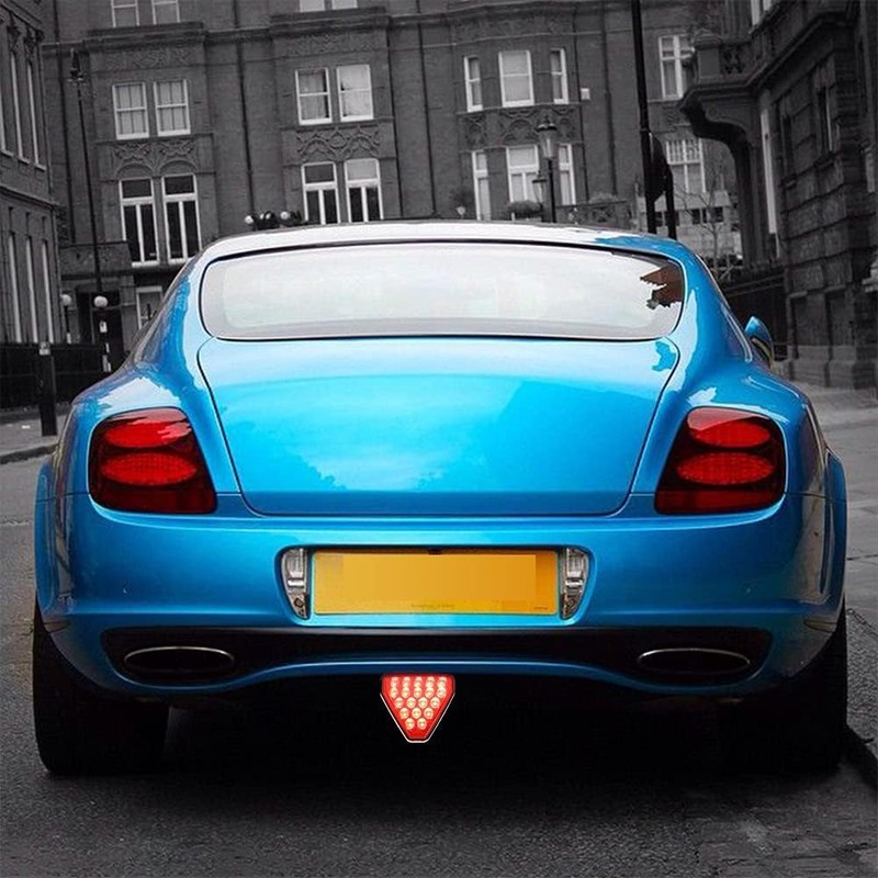 YnGia F1 Style Brake Light, Red Triangle Towing Hitch Lights