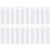 Pack of 20 Empty Squeeze Tubes, Refillable Plastic Squeeze Cosmetic