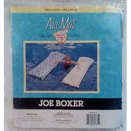 Joe Boxer Air Mattress Inflatable Pool Float Fun Print Monkey Palm Print Size 72 inches x 27 inches Floating Device
