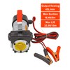 BLACKHORSE-RACING 12V DC Portable Electric Fuel Transfer Extractor Pump Diesel
