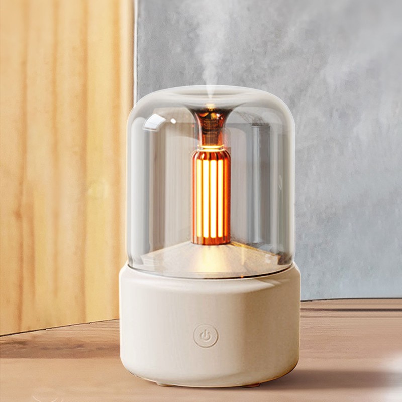 Candlelight Essential Oil Diffuser Plastic with 120ml Water Tank USB