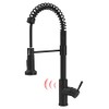 GIMILI Matte Black Touchless Kitchen Faucet Motion Sensor Activated Smart