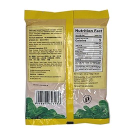 Sido Muncul Tolak Angin Permen - Herbal Peppermint Lozenges (Pack of 4)