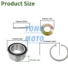 JINFANNIBI Front Rear Wheel Bearings Kit Set for Polaris RZR
