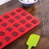 Mrs. Anderson's Baking Silicone 24 Cup Mini Muffin Pan Non