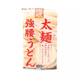Sanuki Kagawa Sanuki Futomen Tsuyokoshi Japanese Thick Udon Noodle   600g in