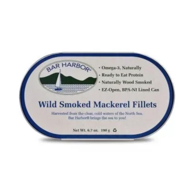 Bar Harbor - Mackerel Fillets Wild Smoked - Case of