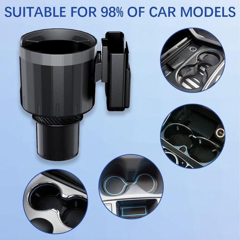 Kutyun Cup Holder Extender for Car, Cup Holder Insert, Cup