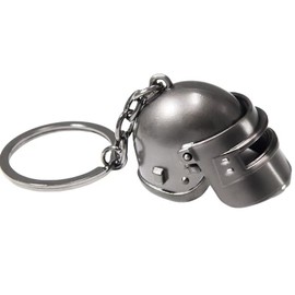 Mikirini Metal Keychains for Men, Metal Warrior Key Ring Pendants (Helmet)