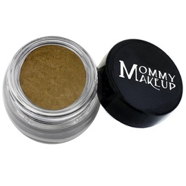 Mommy Makeup Waterproof Stay Put Gel Eyeliner Pot with Semi Permanent Micropigments - Long Lasting, Highly Pigmented Eye Liner, 0.14 oz (Steel Magnolia)
