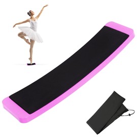 Ballet Turning Boards for Dancers, Ballet Spin Boards Improve Your Turns, Balance and Stability Ballet Balance Training Board Equipment Balance Dance Floor Spin Disc for Dancers, Ice Skaters, Gymnasts (Pink)