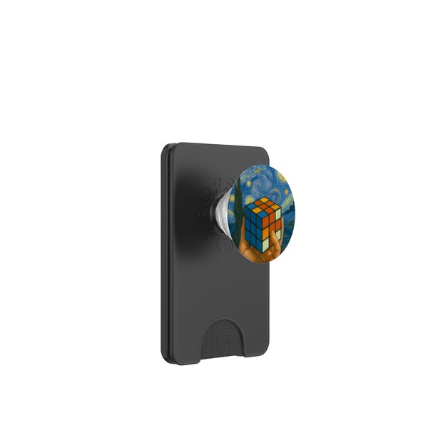 Puzzle Cube Speed Cubing Van Gogh PopSockets PopWallet for MagSafe
