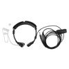 3.5mm Throat Mic Microphone Earphone PTT Adjustable Concealed Air Conduit for Smartphone