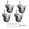 Finnhomy Swivel Caster Wheels 2 Inch Heavy Duty Threaded Stem