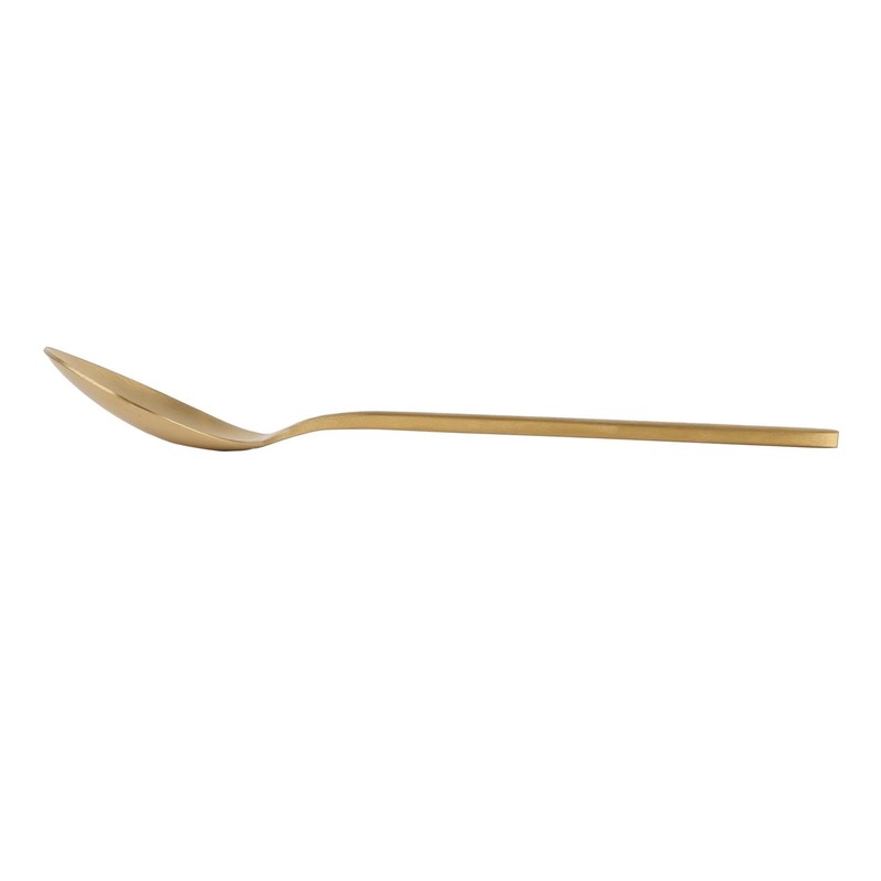 Argon Tableware Stainless Steel Dessert Spoons - 20cm - Gold