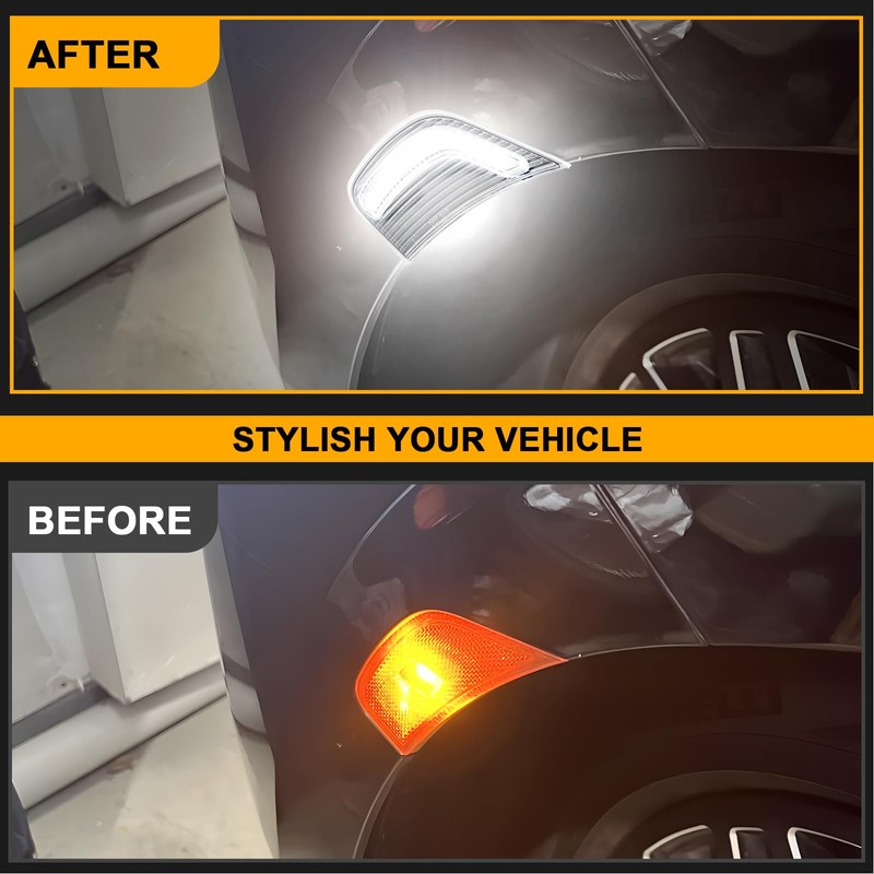 Mynoway LED Side Marker Light Compatible with 2021-2024 Yukon/Yukon Denali/Yukon