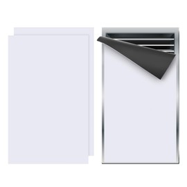 PATIKIL 14"x7.5" Magnetic Vent Cover, 2 Pack Floor Wall Air Registers Cover High Strength Magnetic Vent Blocker for Home RV HVAC Fireplace Furnace, White