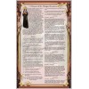 15 Prayers of St. Bridget of Sweden devotion large laminated