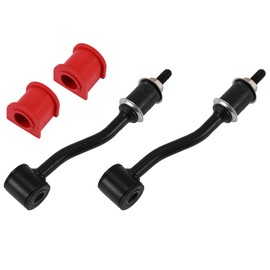 X AUTOHAUX 1 Set Front Sway Bar Links Stabilizer Link Kit with Bushing for Jeep Grand Cherokee Cherokee Comanche Suspension Kit No.52003232/52037849/EK3174