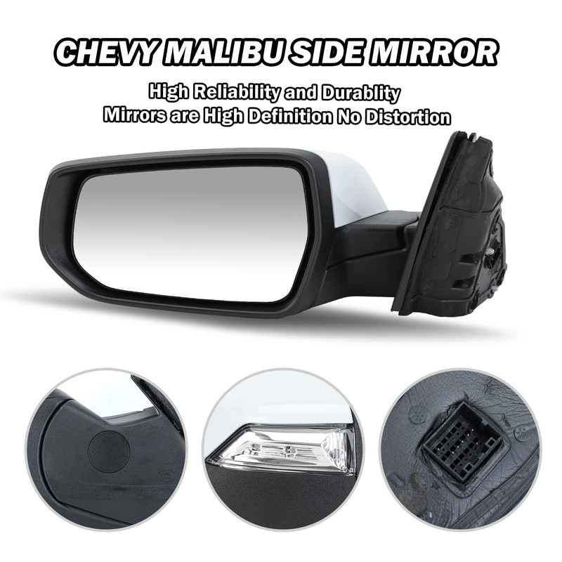 MOFOAP Driver Side View Mirror Compatible with 2016 2017 2018