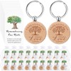 Misdary 30 Set Family Reunion Favors 30 Family Tree Keychain