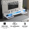 ANTISTA Floating TV Stand, 71" Floating Entertainment Center Wall Mounted,Floating
