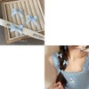 MOCOXYKLXY Ribbon Hair Clips, Mini Small Beveled Clips, Cute, Set