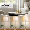 QiMH Lamps for Bedrooms Set of 2, Touch Control Table
