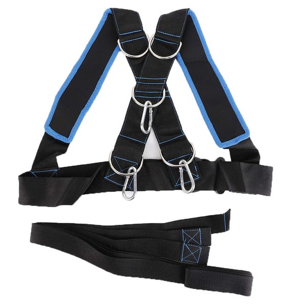 Speed Training Kit, Speed Strength Training Sled Shoulder Harness Resistance Band Belt for Sprint and Football, Basketball, Soccer
