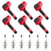 CarBole UF242 Ignition Coils and Iridium Spark Plug Set Fit