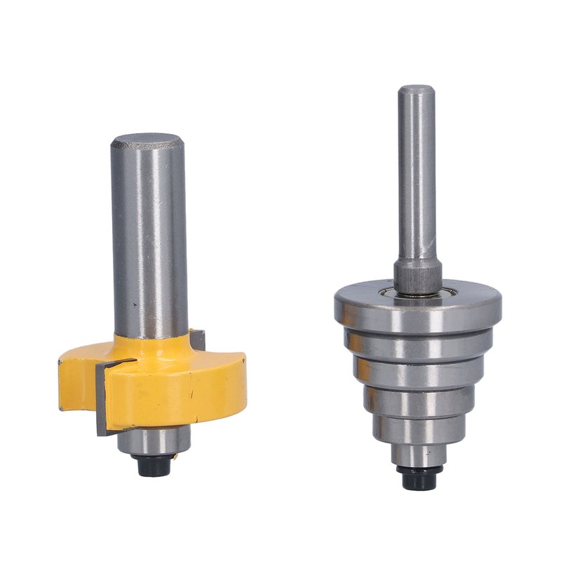 1/2in Router Bit 6 Bearing Slot Cutter for Multiple Depth