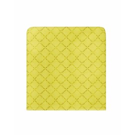 AMZRicher Yellow Rhombus Plaid Chair Back Covers for Dining Chairs 4 Pack, Classic Modern Geometric Abstract Art Washable Removable Chair Slipcover Back Chair Protector for Wedding Baby Shower Party