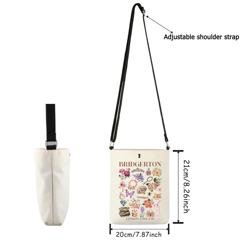 JTOUK TV Show Inspired Gift Trendy Book Lover Tote Bag