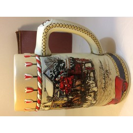 1986 Budweiser Holiday Stein - CLYDESDALE COLLECTION Series "B"
